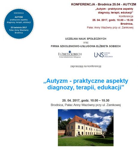 Konferencja Autyzm - praktyczne aspekty diagnozy, terapii, edukacji