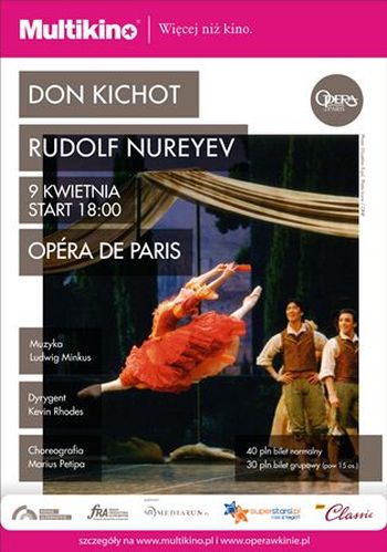 Balet Don Kichot w Multikinie PLAKAT